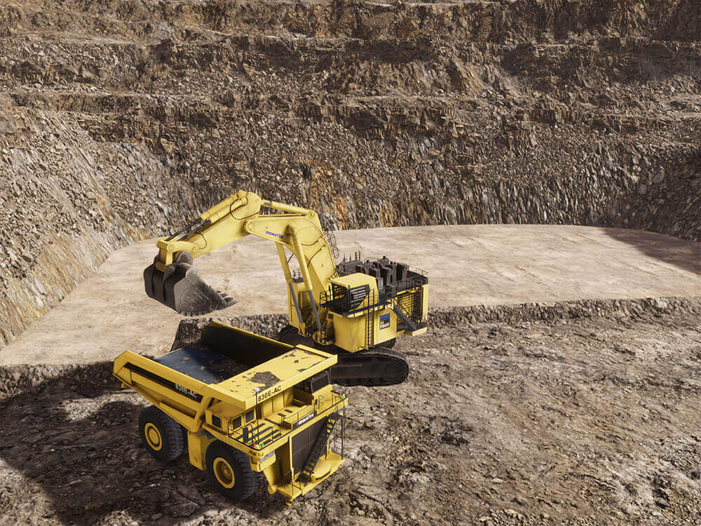 Autonomous - Eskavator Top Loading untuk AHS